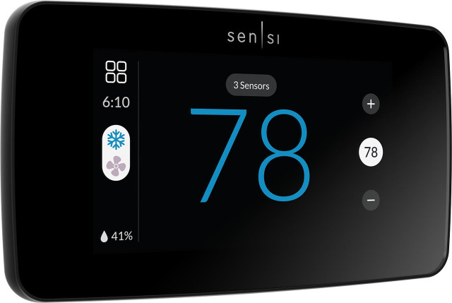 Emerson Sensi Touch 2 Smart Thermostat Black Bevel Edge ST76U