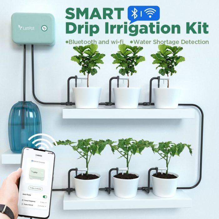 The Smart Drip Irrigation Kit is an efficient and convenient watering solution
